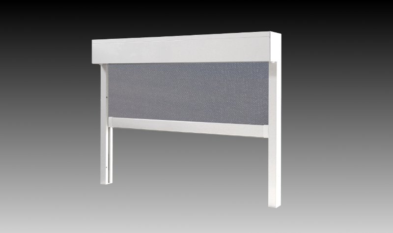 Zip Screen alumínium szerkezet részlet